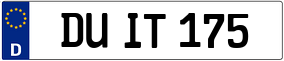 Truck License Plate